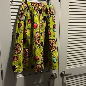 Lindy Bop Tropical Fruit Skirt - Size 4